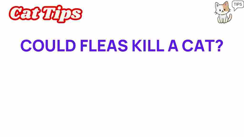 could-fleas-kill-your-cat