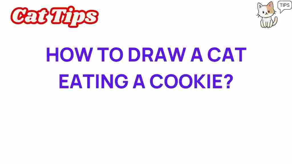 drawing-cat-eating-cookie